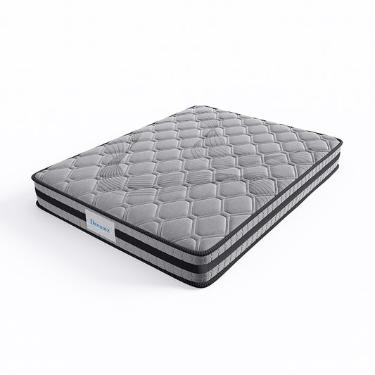 H&L Mattress Spring Foam Medium Firm All Size 22CM Dark Grey  Q/D/KS