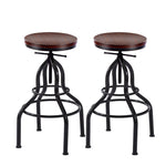 2x Industrial Bar Stools Kitchen