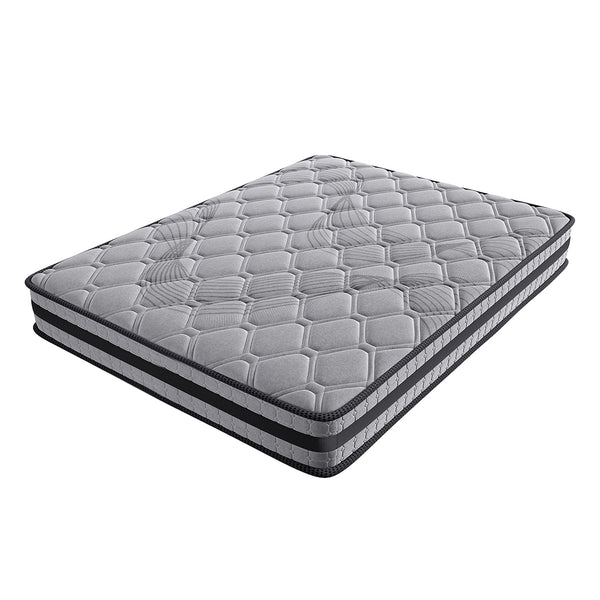  Modern King Spring Mattress Grey Medium Firm  Soft Cushion Classic
