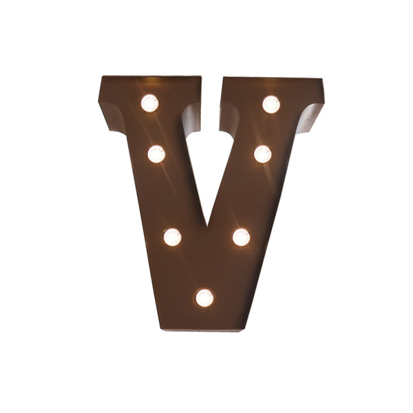  LED Metal Letter Lights Free Standing