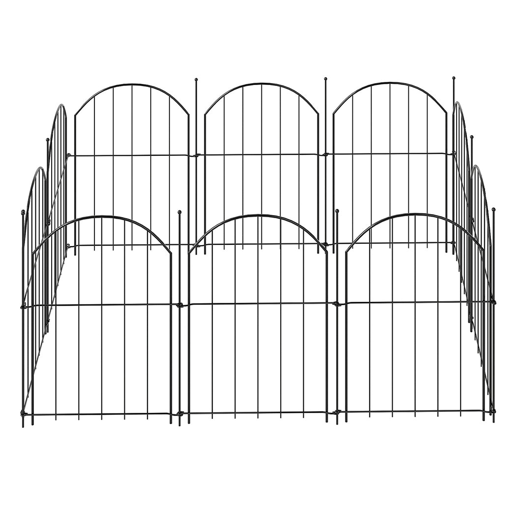 Garden Fence Border Rustproof Metal