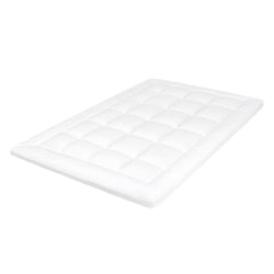 Ergonomic Mattress Topper Pillowtop Cover Bed Protector Double  Wood