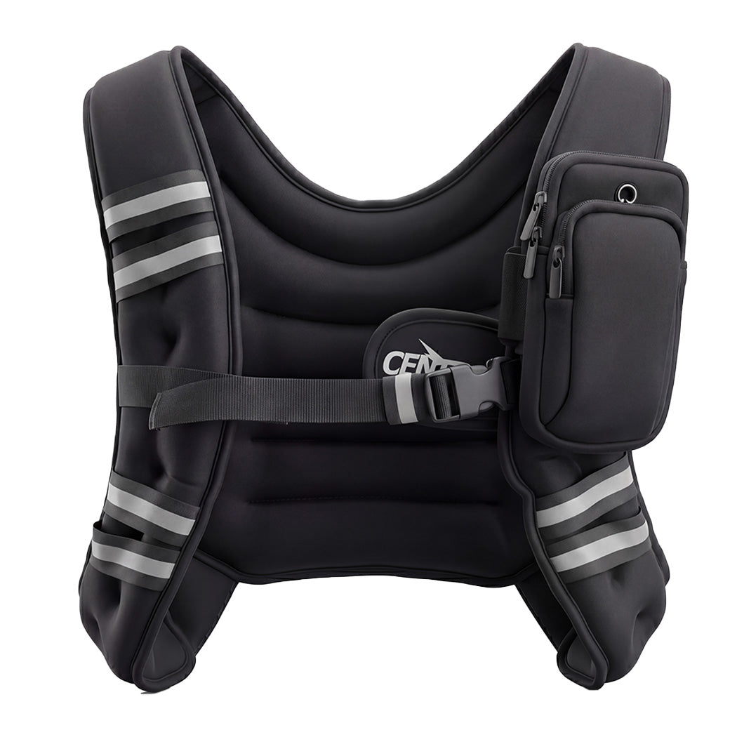 Centra 5.5kg Weighted Vest Adjustable Workout Weight Jacket Exercise Training