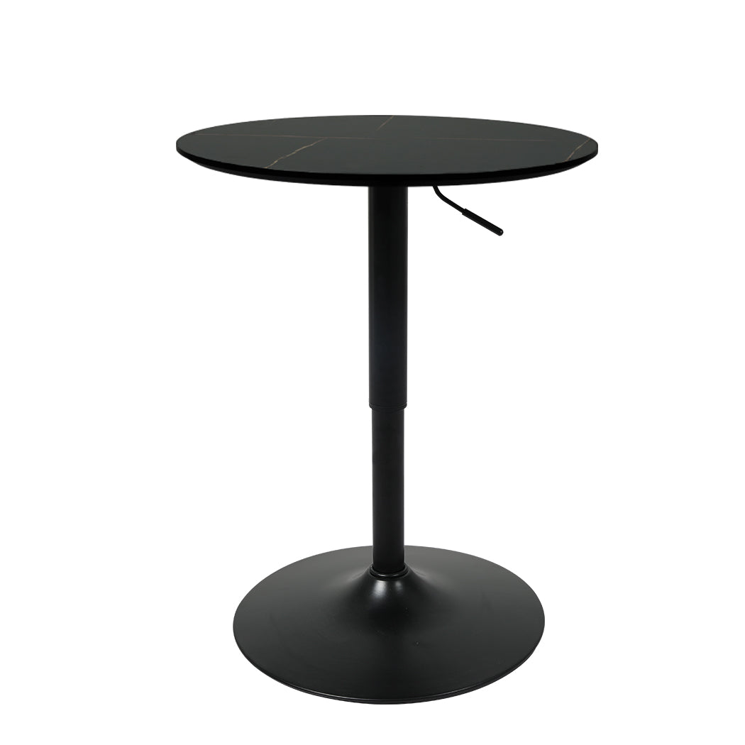Bar Table Swivel Black