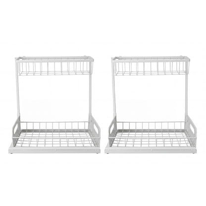 Under Sink Storage Rack 2-Tier Cabinet Organiser | HomeAndLi - 2