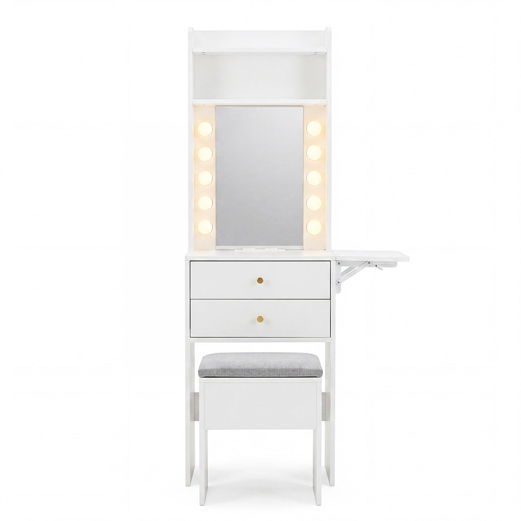 Dressing Table Stool With Storage 72x39.5x151cm