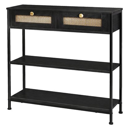 Console Table With Drawers Slim 35x11.5cm