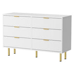 Compact Chest of 6 Drawers  Multipurpose Use Classic Durable