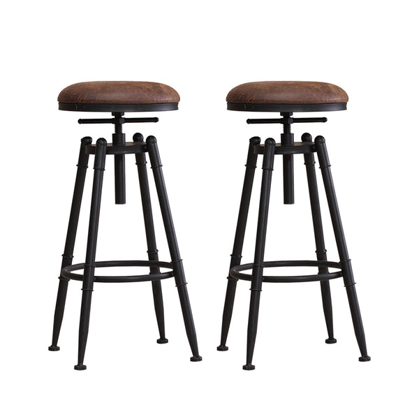  2x Industrial Bar Stools - Kitchen