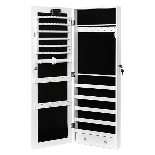  Stylish Mirror Jewellery Cabinet Touch  Foldable Function Classic