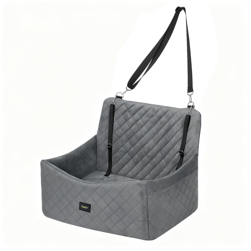 Dog Car Seat Booster Grey