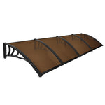 Window Door Awning Outdoor 1M X 4M Brown 1x4M