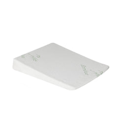 Memory Foam Cushion Back Neck Support Wedge Pillow Bamboo Cover 10cm/19cm