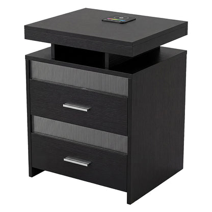 Smart Bedside Table Charging Station 45x40x60cm