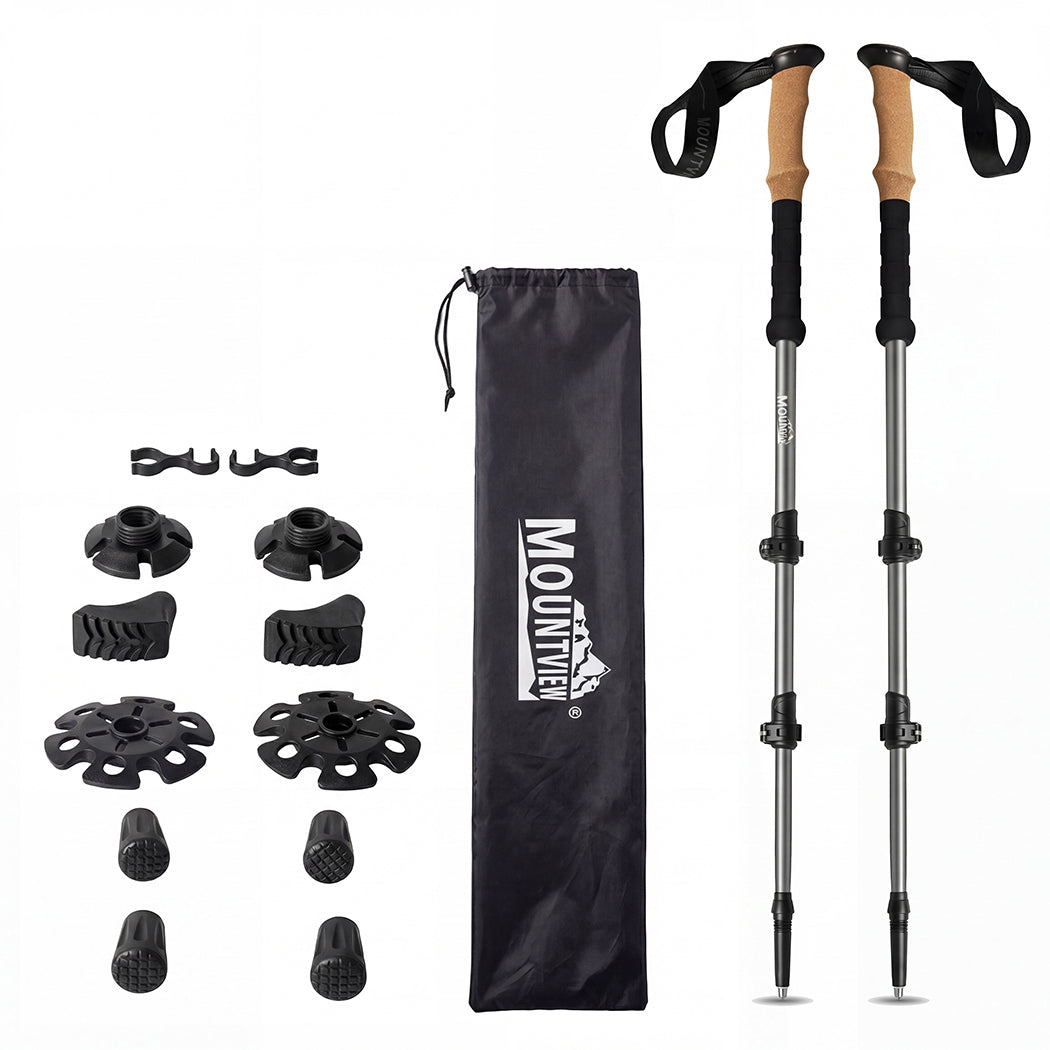 Trekking Poles Adjustable Lightweight Hiking | HomeAndLiving - 2