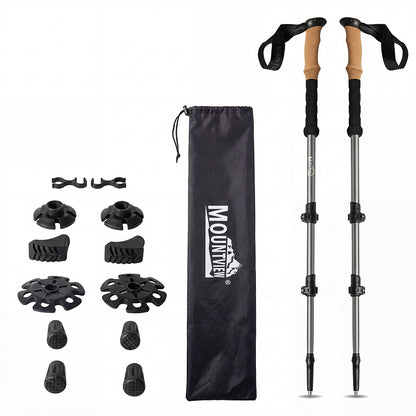 Trekking Poles Adjustable Lightweight Hiking | HomeAndLiving - 2