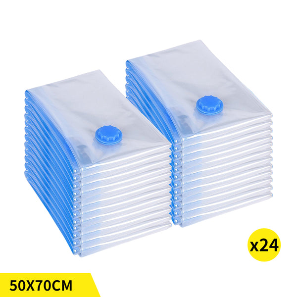  Vacuum Storage Bags Save Space Seal - 24PK