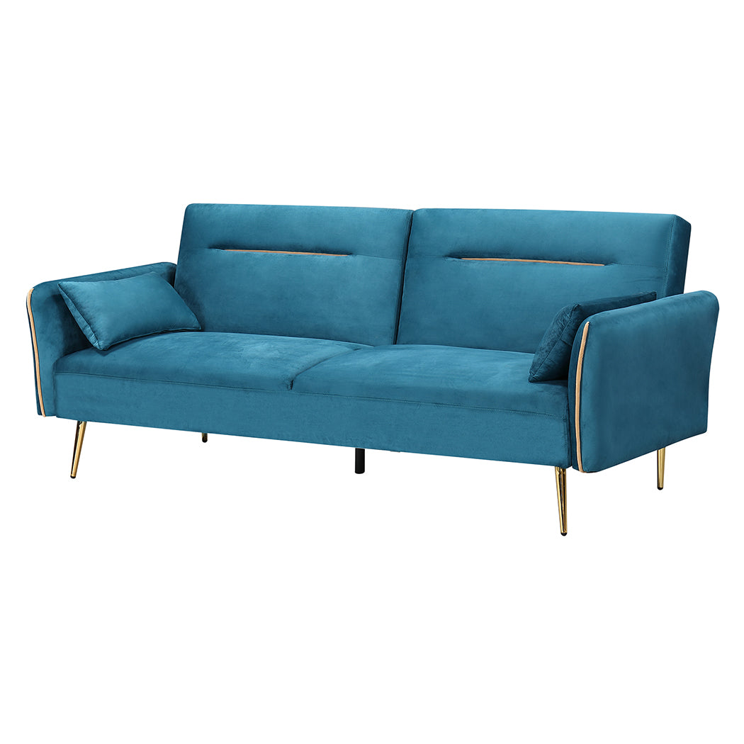 Versatile 3-Seater Sofa Bed Convertible  Adjustable Height Classic