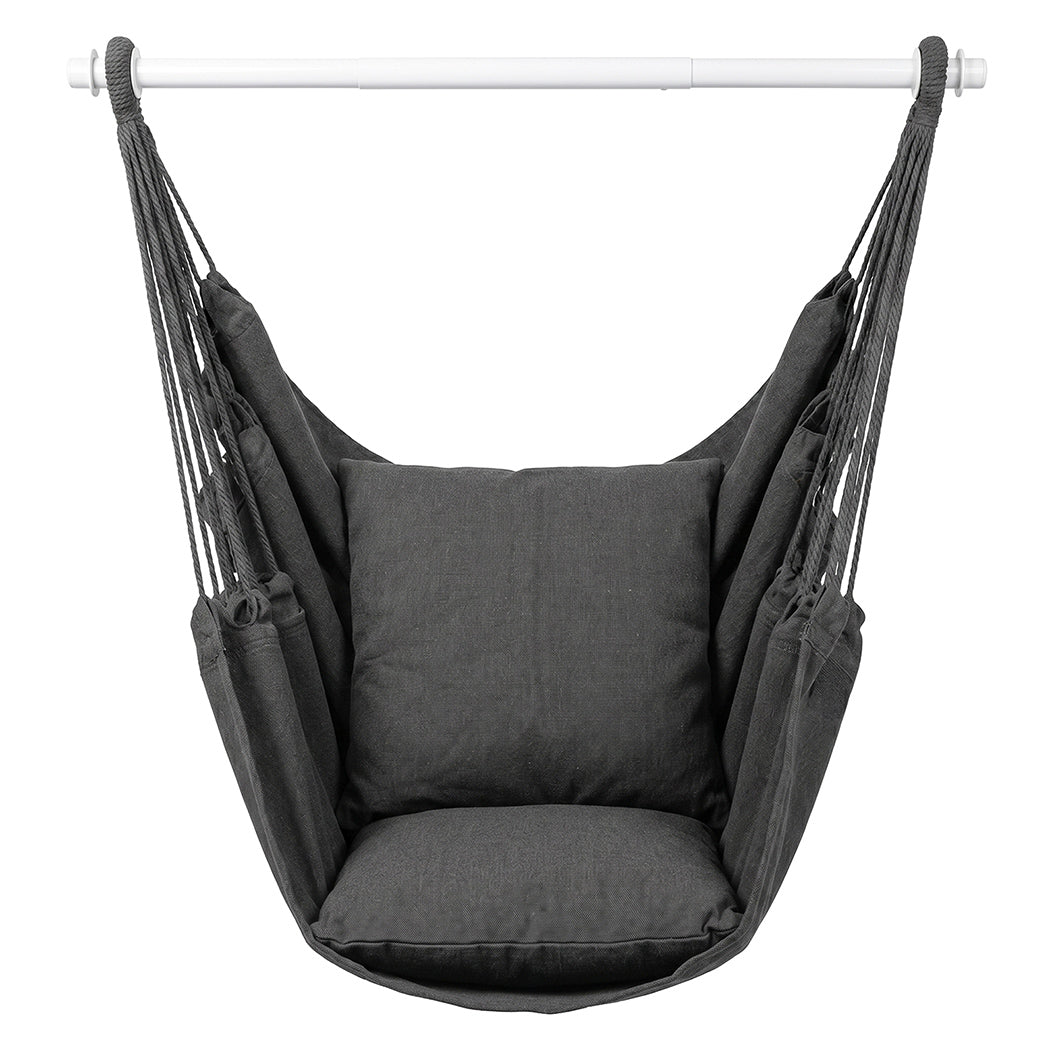 Hammock Swing Chair 150kg Cushions Outdoor | HomeAndLiving - 2