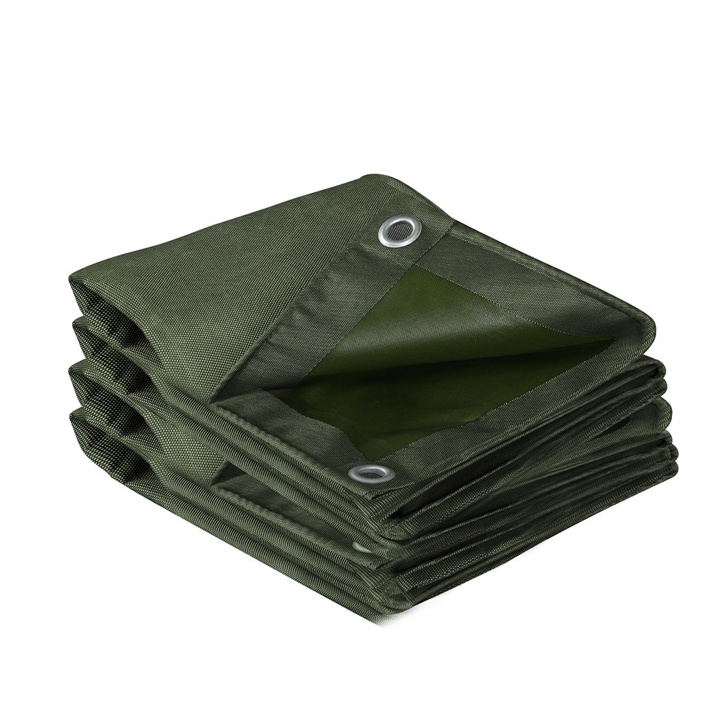 Green Tarpaulin Waterproof 4x3m 4x3cm