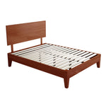 Cozy Double Rubberwood Bed Frame  Soft Cushion Classic Durable
