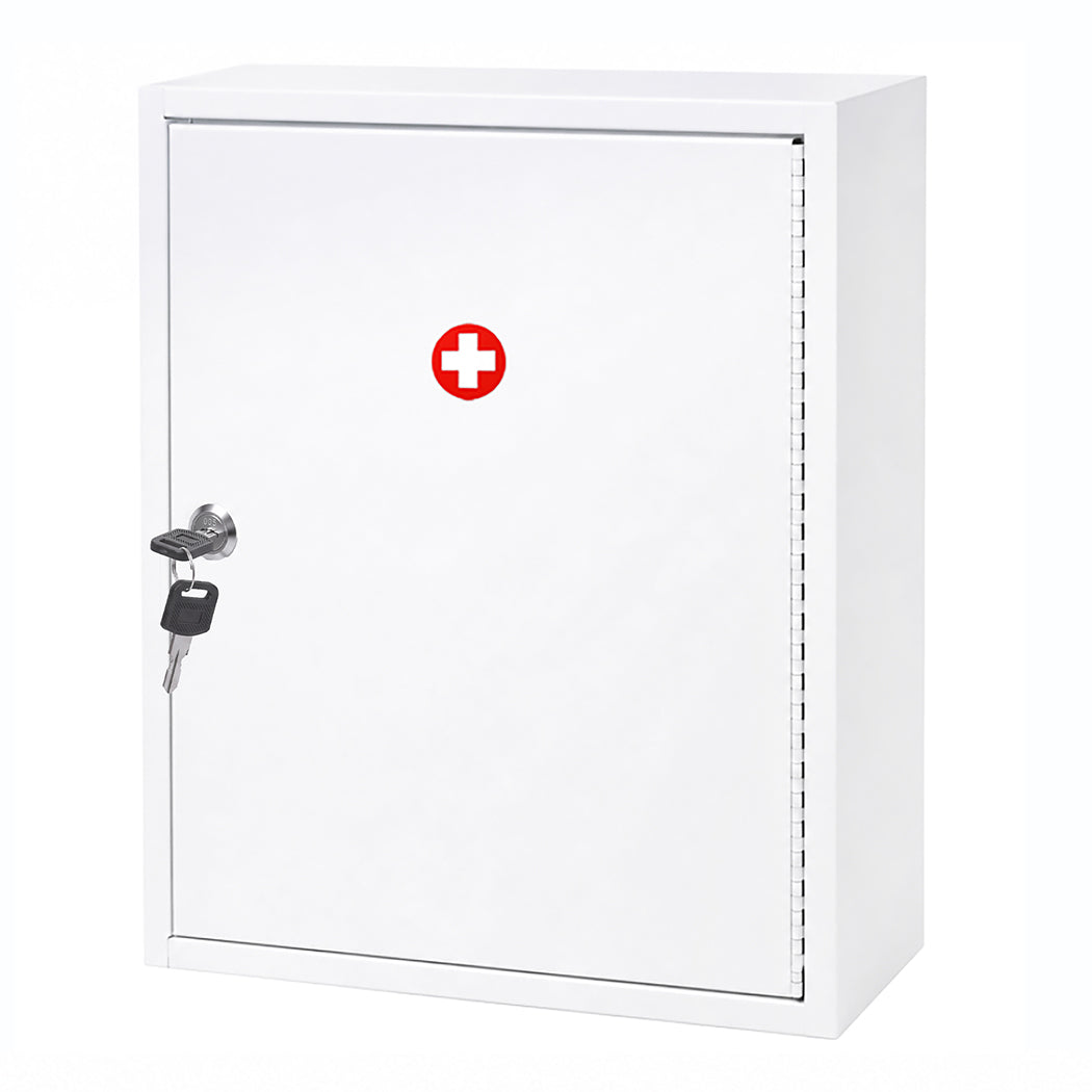 Medicine Storage Lockable Cabinet 39x32.5x14cm