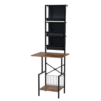 Tall Record Player Stand Vinyl Storage 50x39x144cm