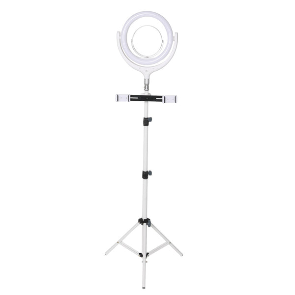  LED Ring Light with Tripod Stand Phone White