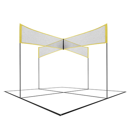 Four Square Volleyball Net Game