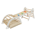 Kids Climbing Set Triangle Arch Rocker Indoor | HomeAndLiving