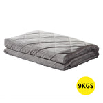 9KG Anti Anxiety Weighted Blanket Grey 9KGS