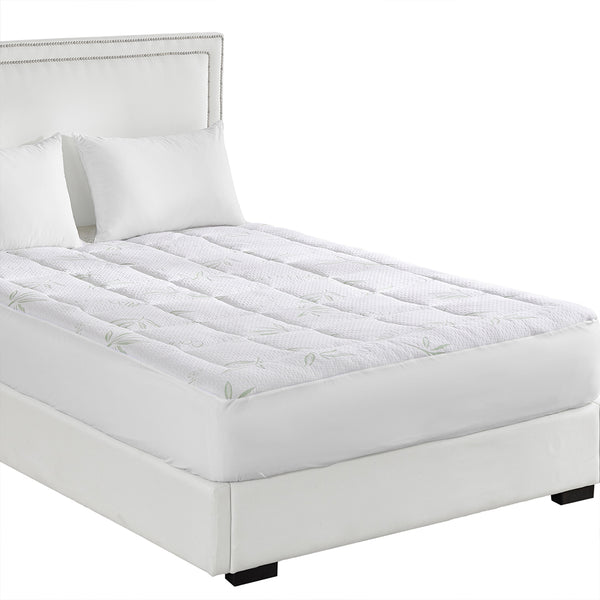  Bamboo Pillowtop Mattress Topper King Single