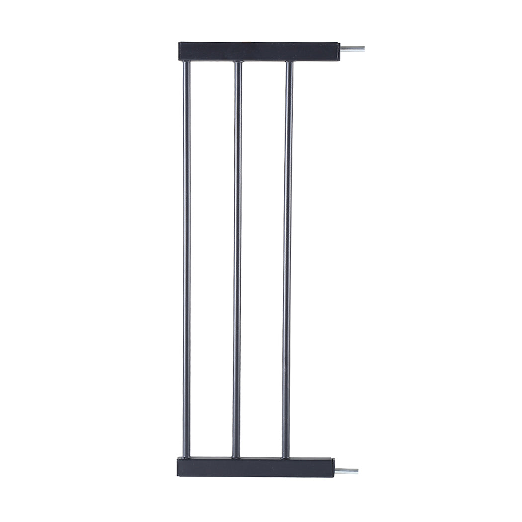 Baby Safety Gate Adjustable Pet Black 20cm Extension