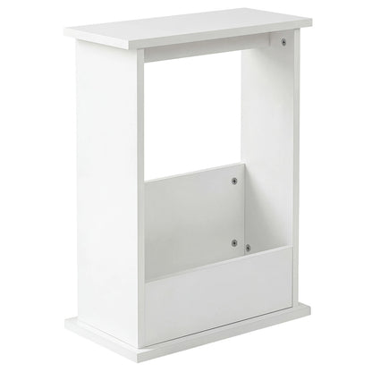 Levede Narrow End Table Modern Office Side Table Magazine Rack Bedside Storage