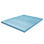 7-Zone Cool Gel Mattress Topper Single Teal Cover