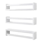 Kids Floating Wall Shelves Pine Wood 3 Pack | HomeAndLiving
