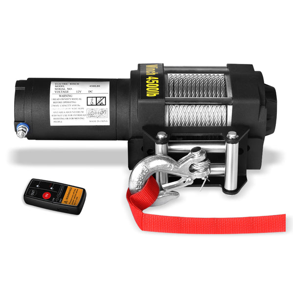  Electric Winch 4500LBS/2041KG 12V Wireless