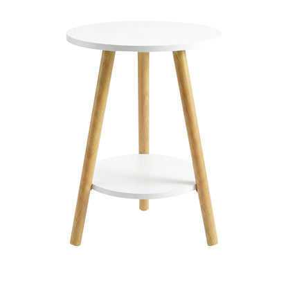 Round Coffee Table 2-Tier Side Table | HomeAndLiving