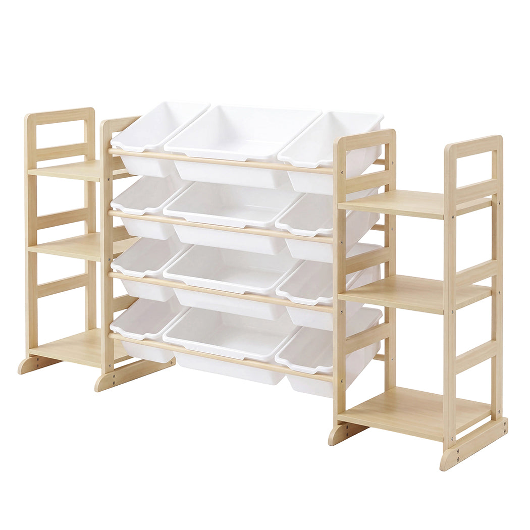 Kids Toy Storage Rack 12 Bins 6 Shelves | HomeAndLiving