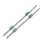 Linear Guide Rail HGH20CA Slider Block Bearing Steel CNC 2PCS