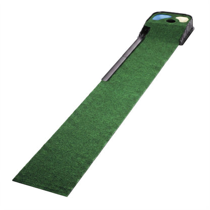 Golf Putting Mat Auto Return Green 270x37.5x10cm