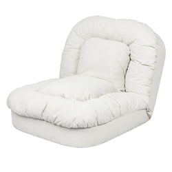 Cozy Convertible Lounge Floor Sofa Bed  Wood Finish Classic