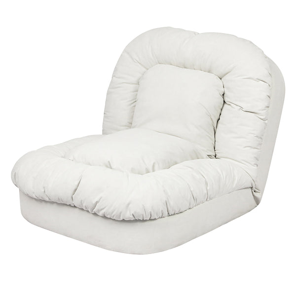  Cozy Convertible Lounge Floor Sofa Bed  Wood Finish Classic