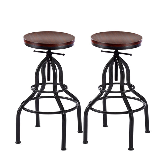 Bar Stool Kitche0n Wooden Leather