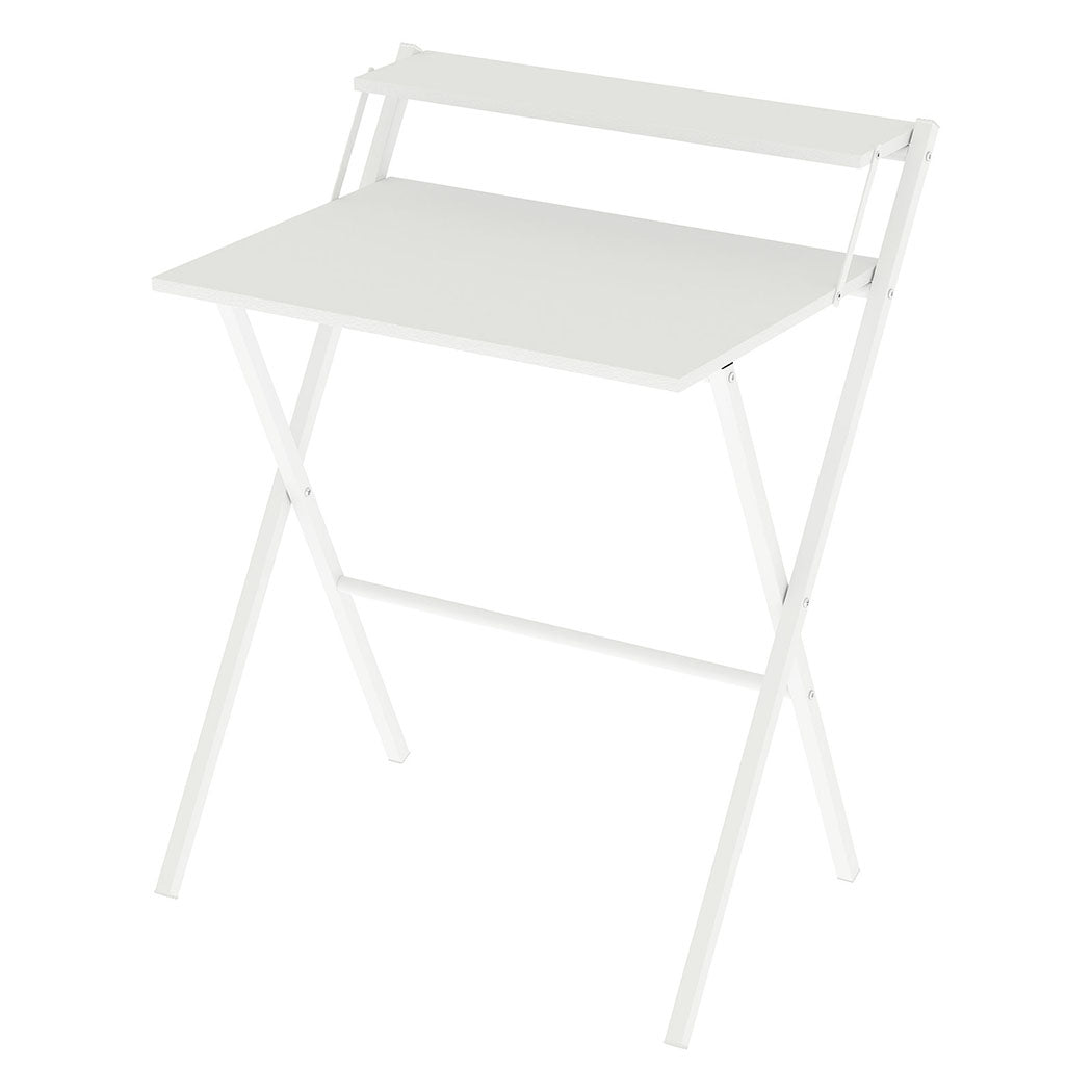 Foldable Computer Desk White 67.5x45x84cm