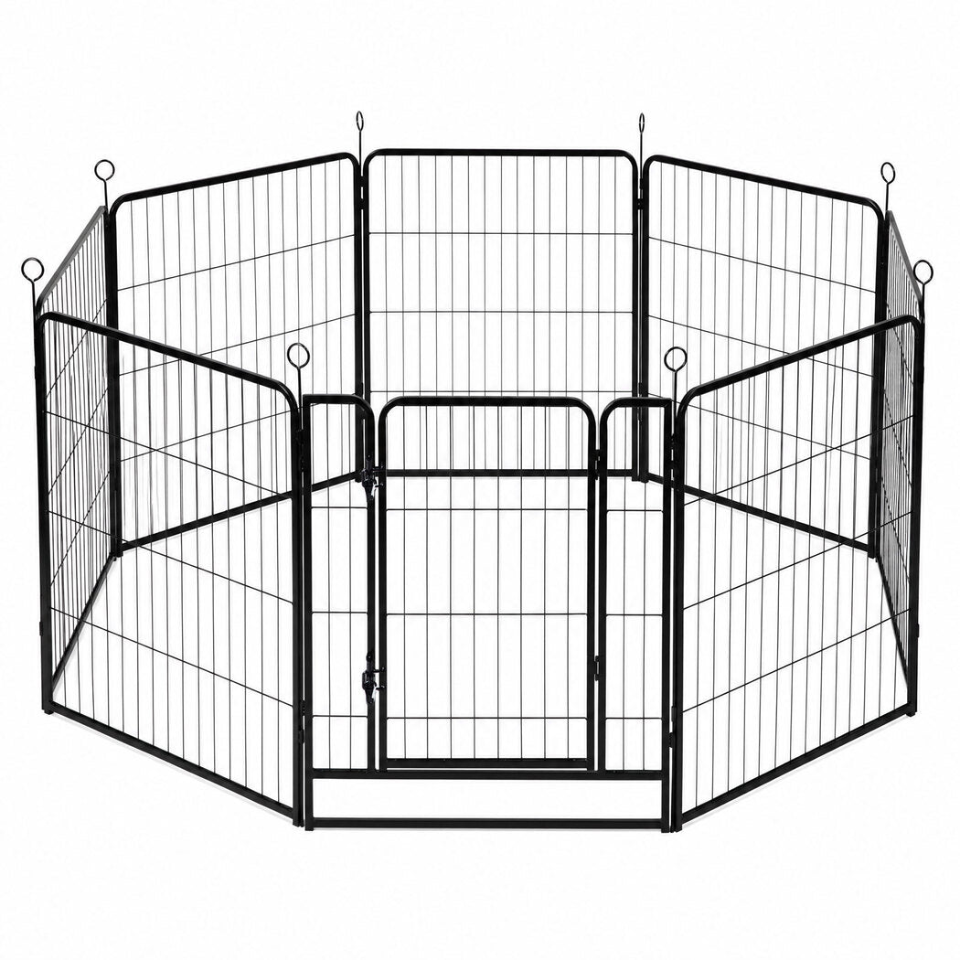 Dog Playpen Folding Steel Enclosure 68x80cm