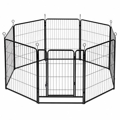 Dog Playpen Folding Steel Enclosure 68x80cm