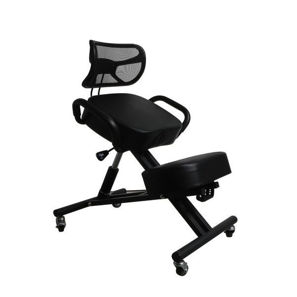  Compact Kneeling Chair Office Ergonomic Black  Soft Cushion