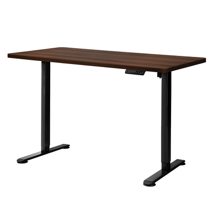 Premium Motorised Standing Desk Adjustable 140cm Walnut 1000x 1MM
