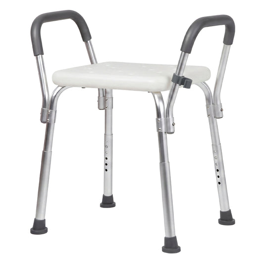 Adjustable Shower Chair Bath Seat Arms | HomeAndLiving